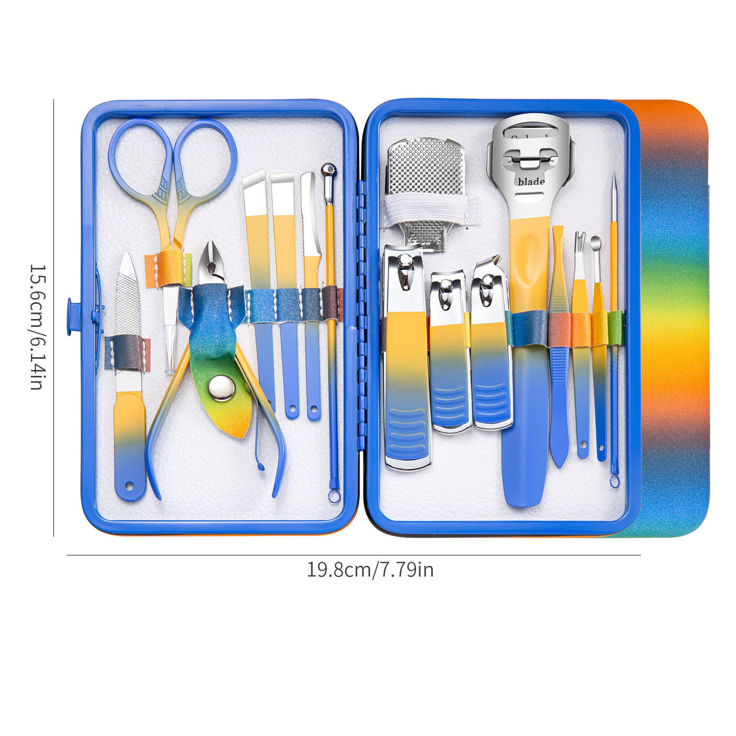 🔥Multicolor Stainless steels Manicure Set