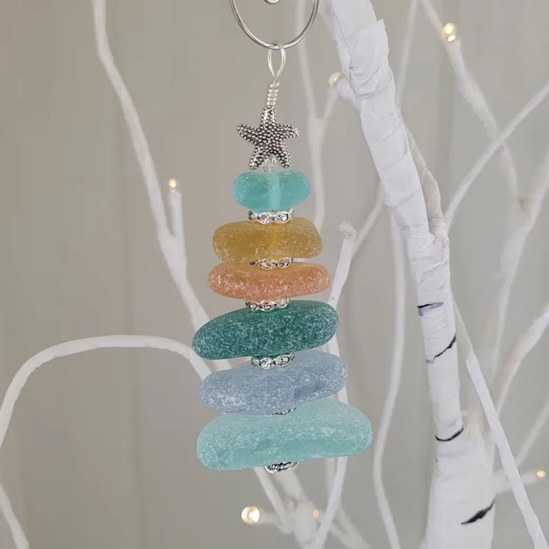 🎁💝2023 CHRISTMAS GIFT - Sea Glass Christmas Tree Ornament