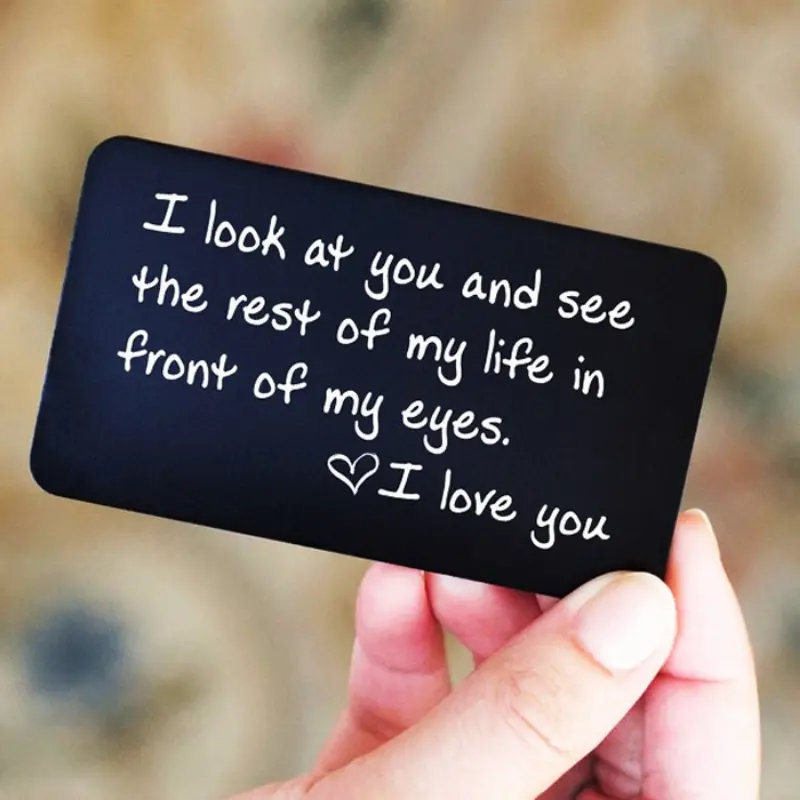 Unique Wallet Insert Card