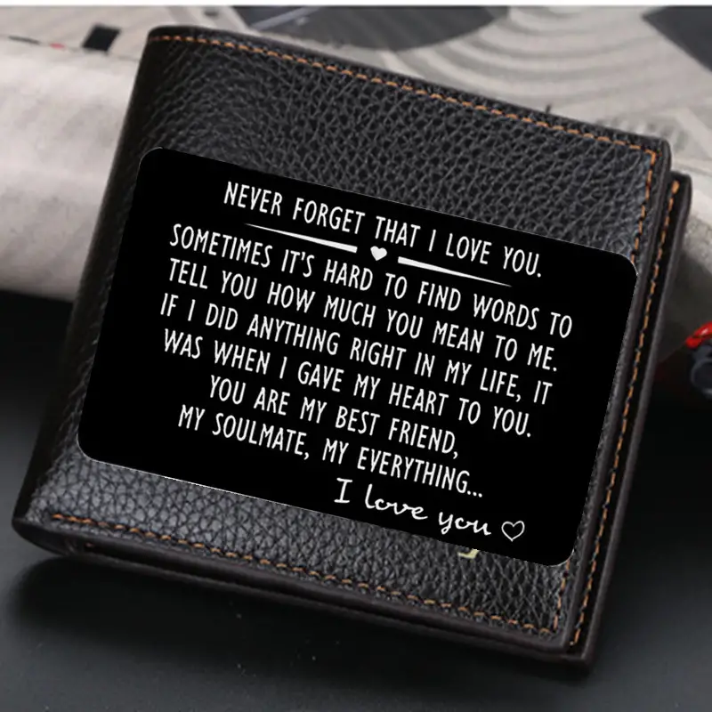 Unique Wallet Insert Card