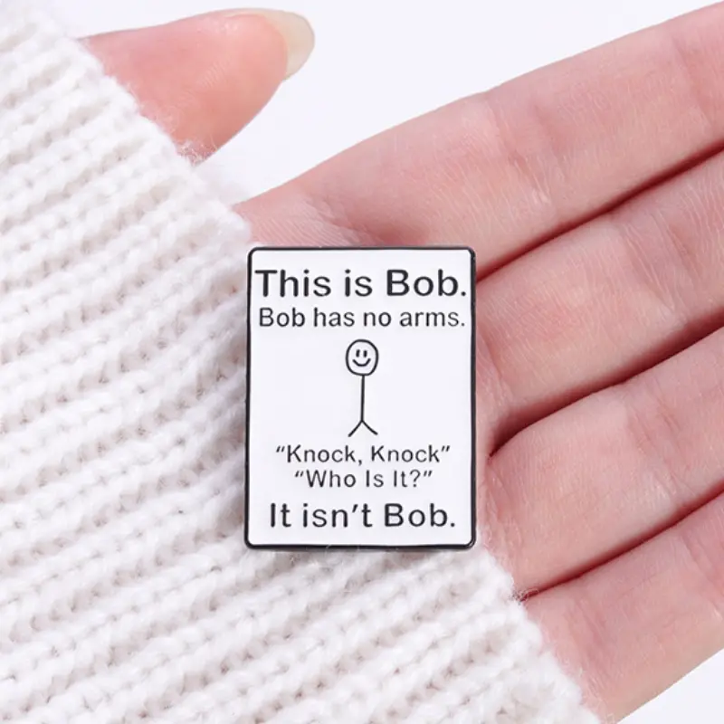 Funny Metal Pin Badge