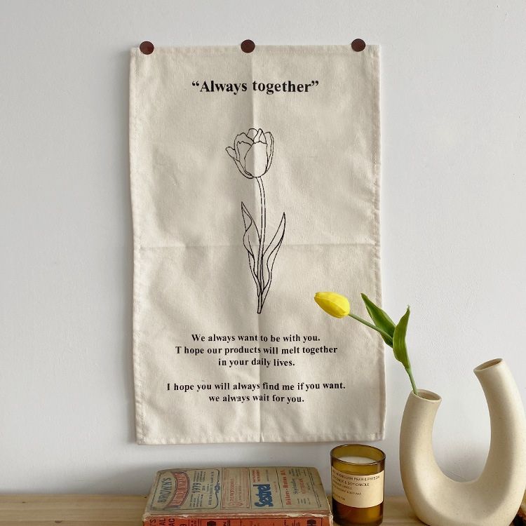 Illustration Hanging Cloth Decoration