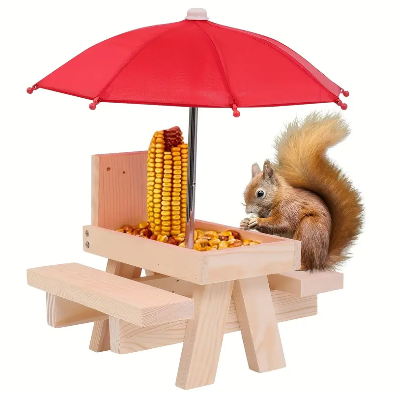 🐿️Squirrel Feeder with Umbrella (🔥Buy 2 Free Shipping🔥)