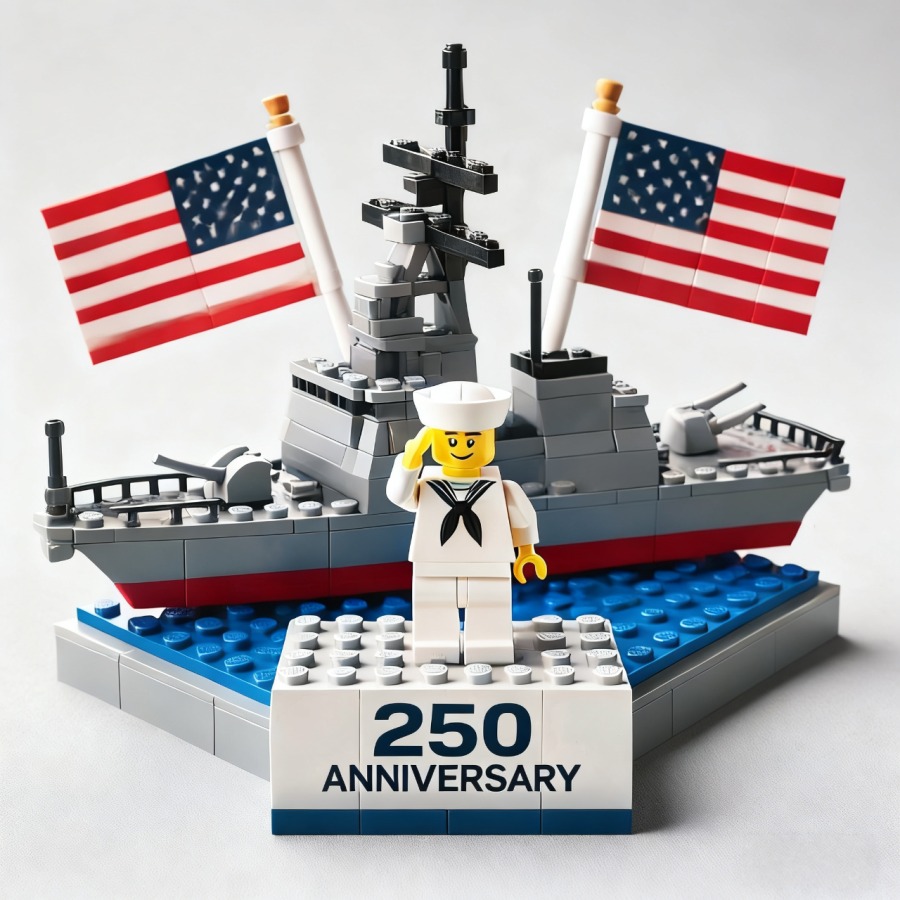 U.S. Military 250th Anniversary Building Blocks