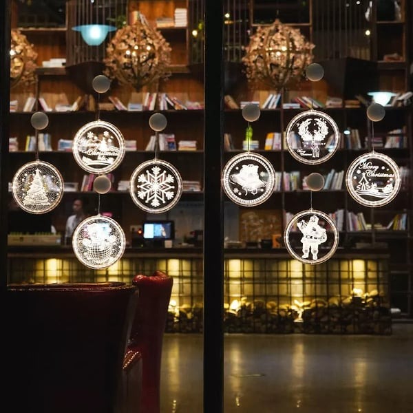 🎄CLEARANCE SALE💥CHRISTMAS LED HOLIDAY HANGING LIGHTS- 3D THREE-DIMENSIONAL