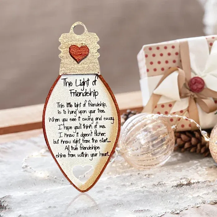 Chrismas Friendship Ornament Gift🎁