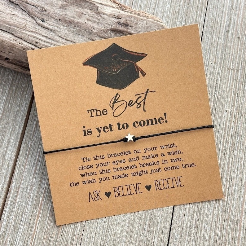 Graduation Gift - Senior 2024 Wish Bracelet