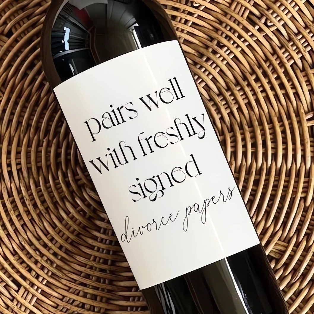 🍷Funny Celebratory Wine Label
