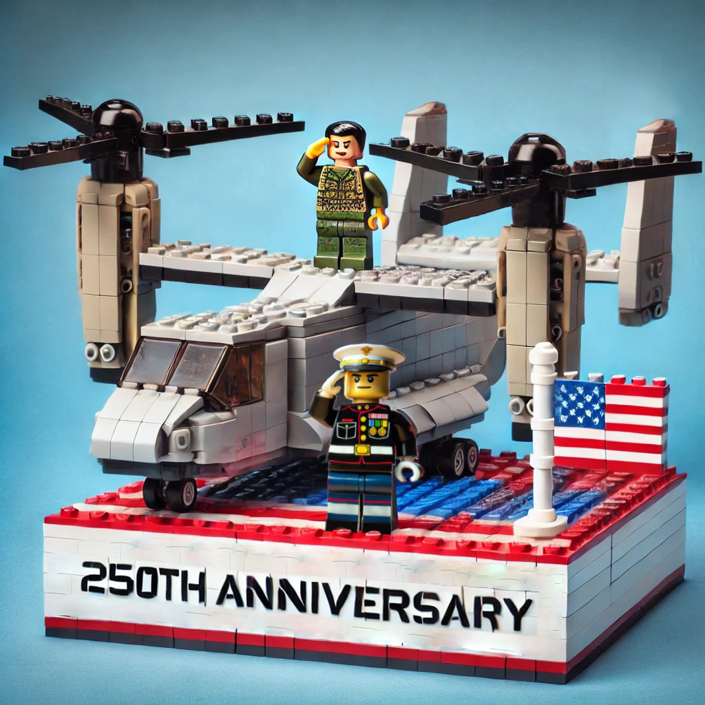 U.S. Military 250th Anniversary Building Blocks