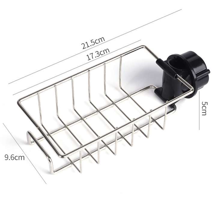 Sink organizer rack for kitchen and bathroom