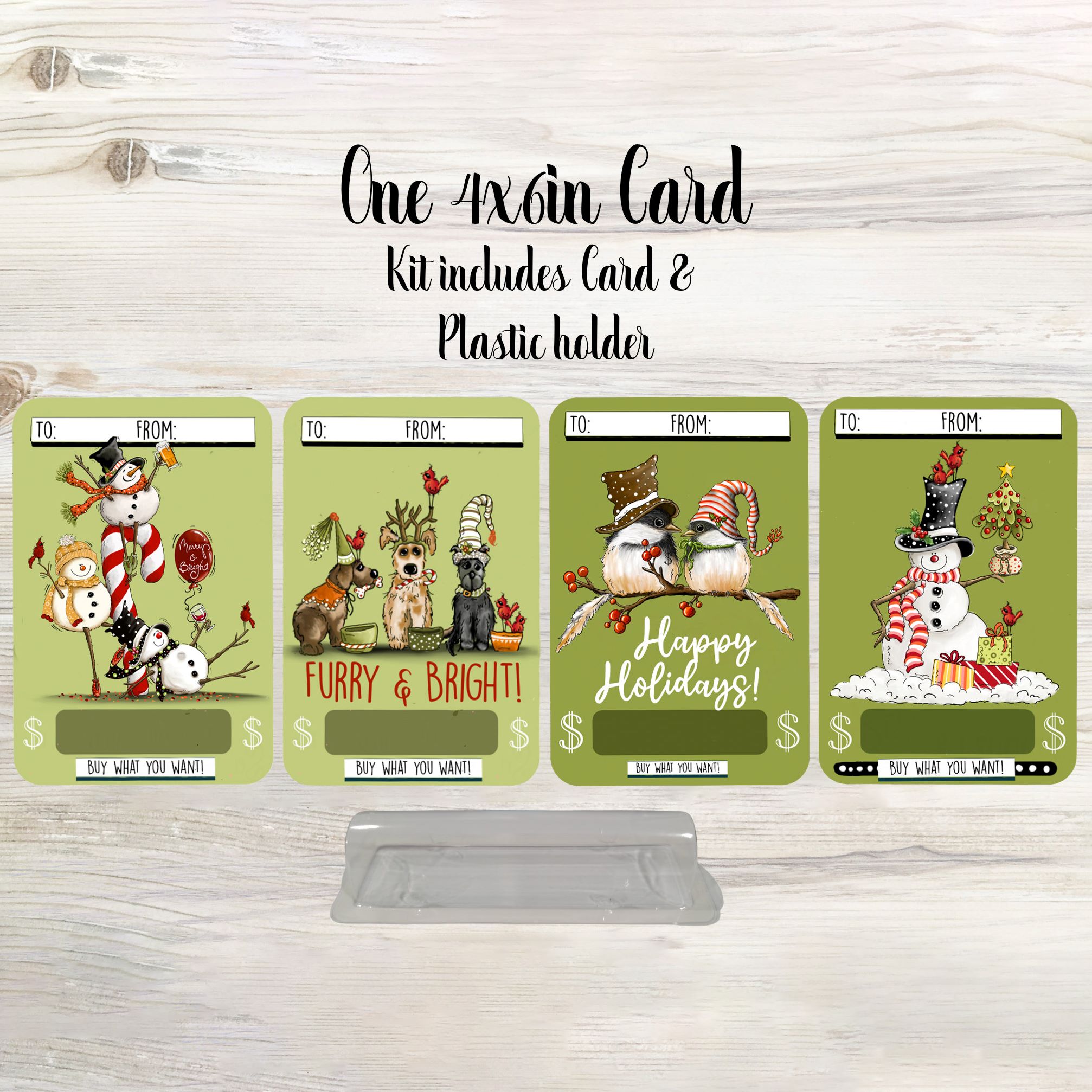 Funny Christmas Cash Money Holders