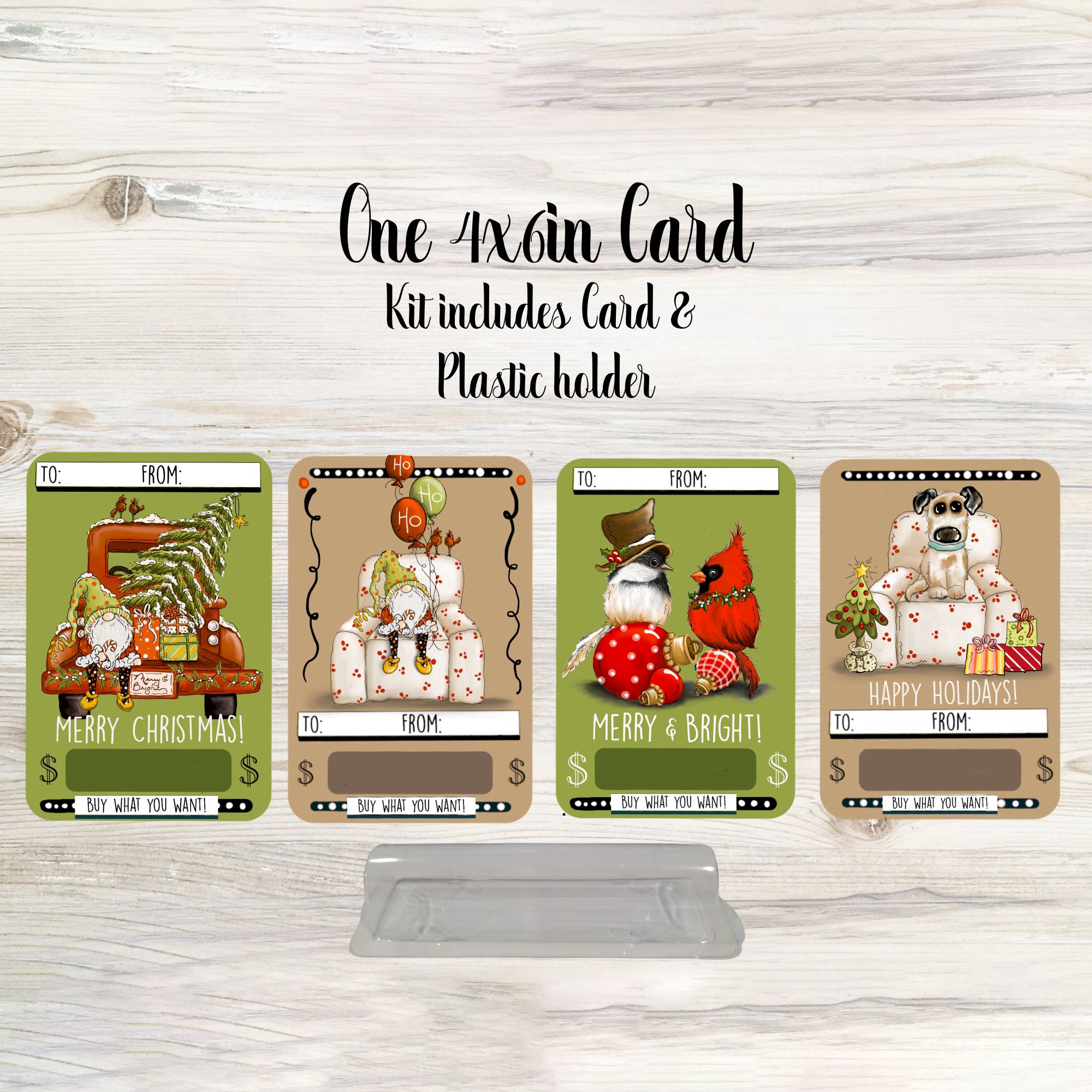 Funny Christmas Cash Money Holders