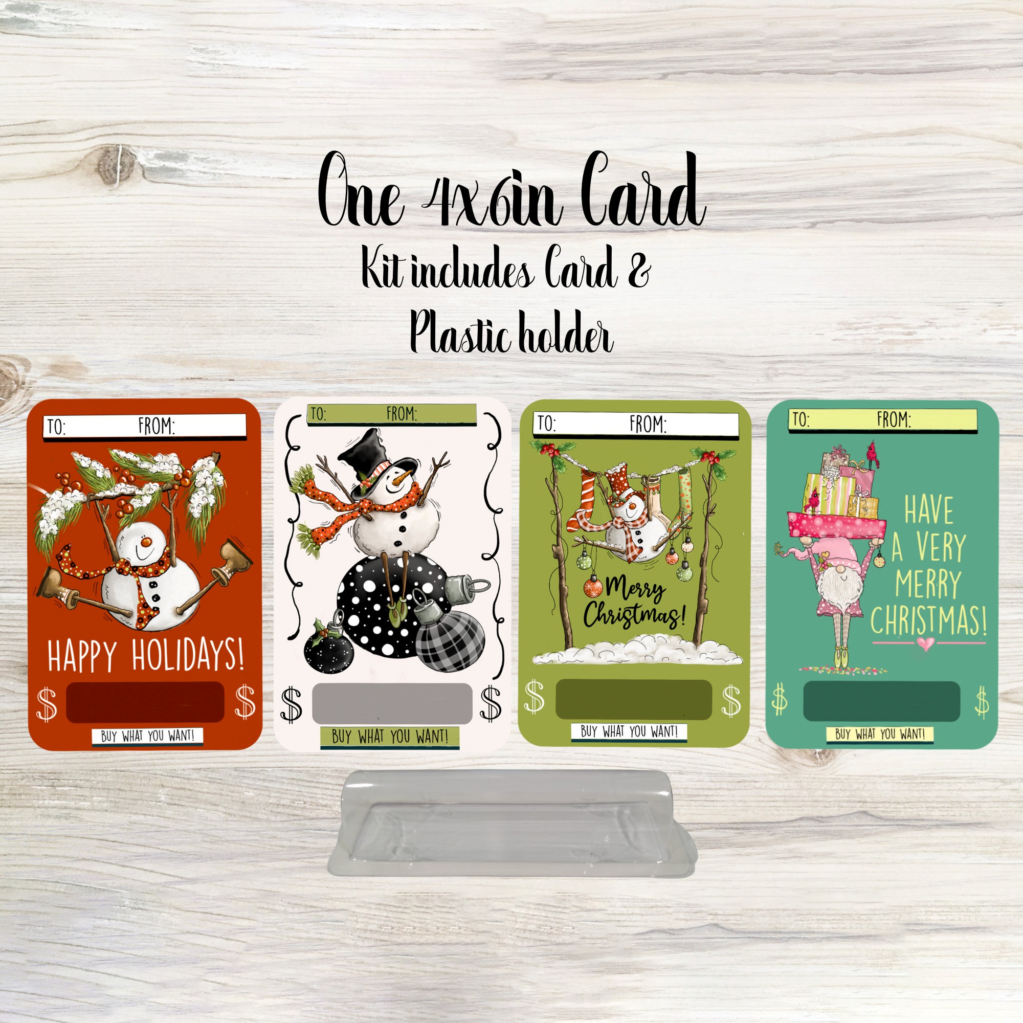 Funny Christmas Cash Money Holders