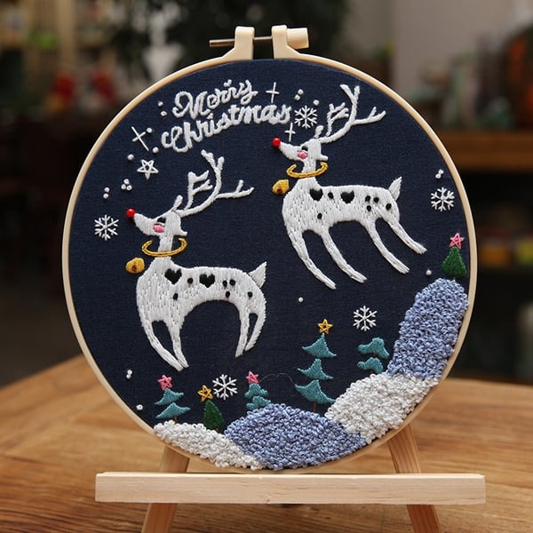 🎄Perfect Gift - Christmas Embroidery (Beginners edition)