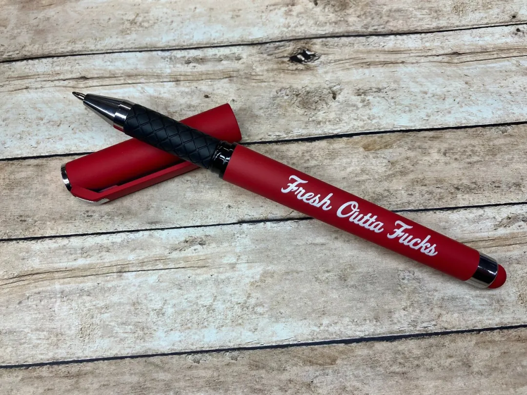 🎁💝2023 CHRISTMAS GIFT - Fresh Outta Fucks Pad and Pen