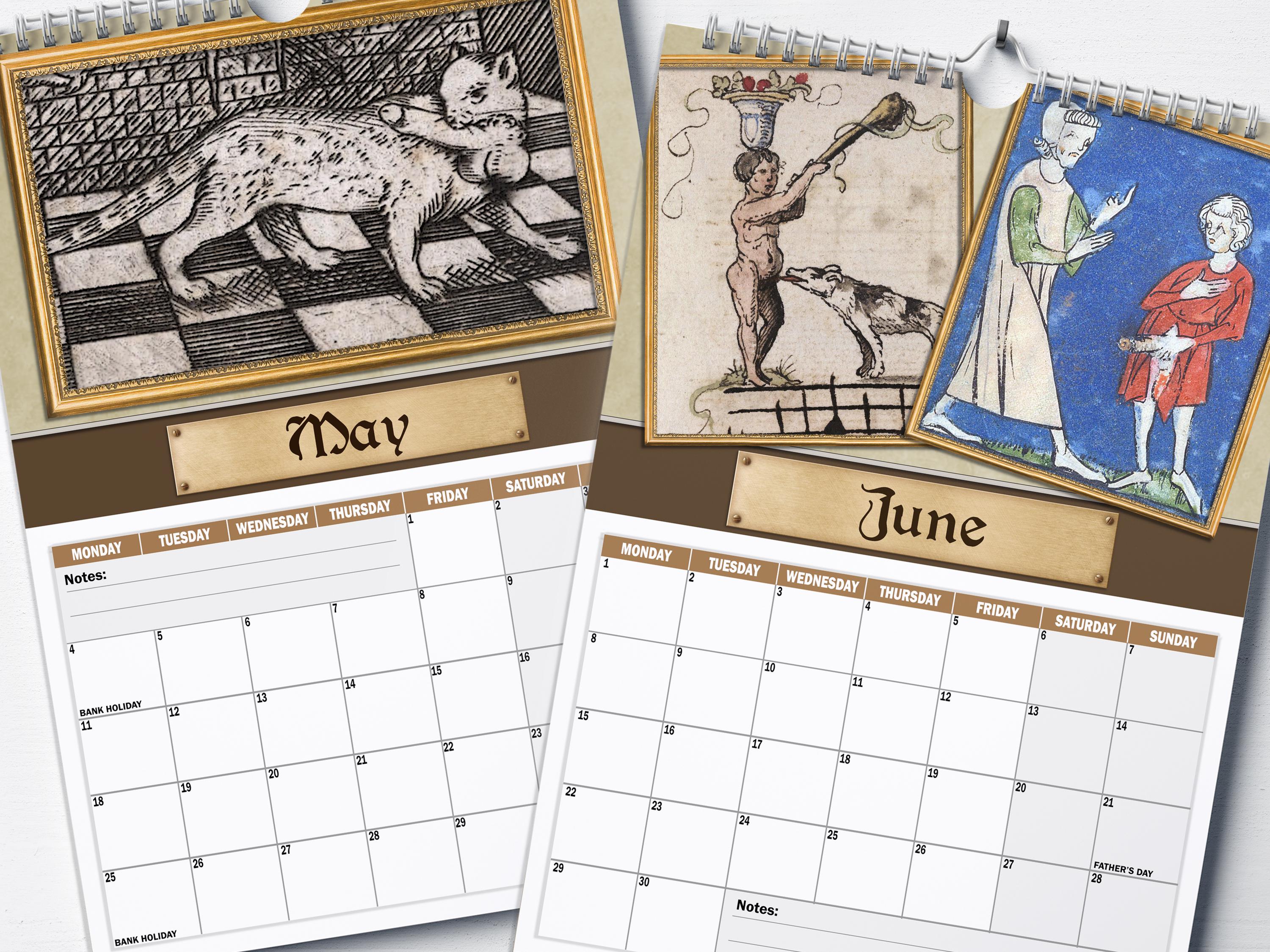 😂Medieval Dick Pics 2026 Calendar