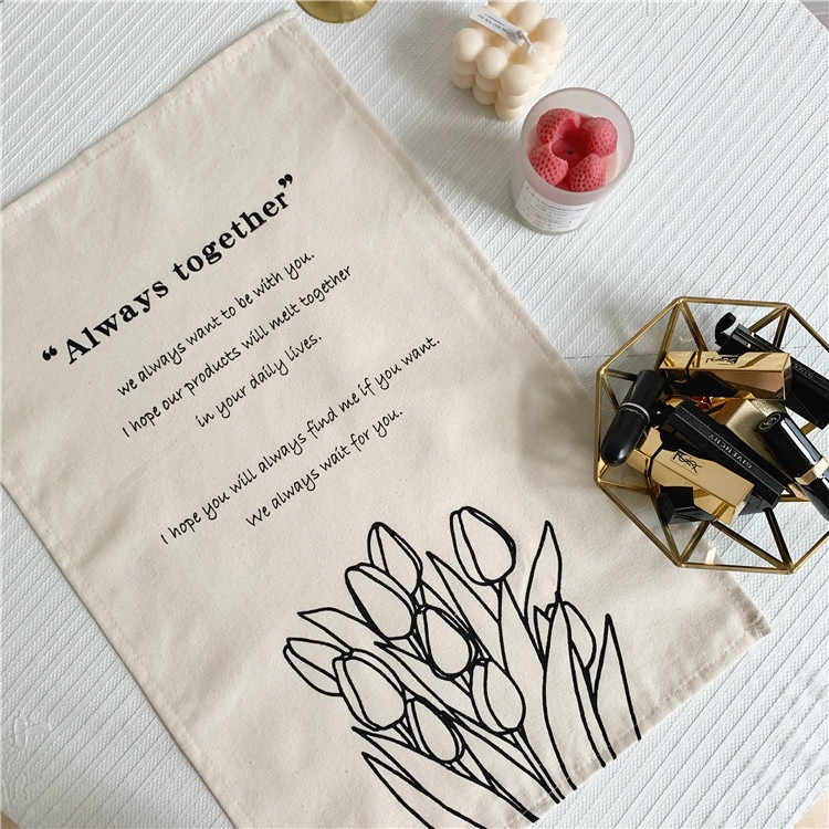 Illustration Hanging Cloth Decoration