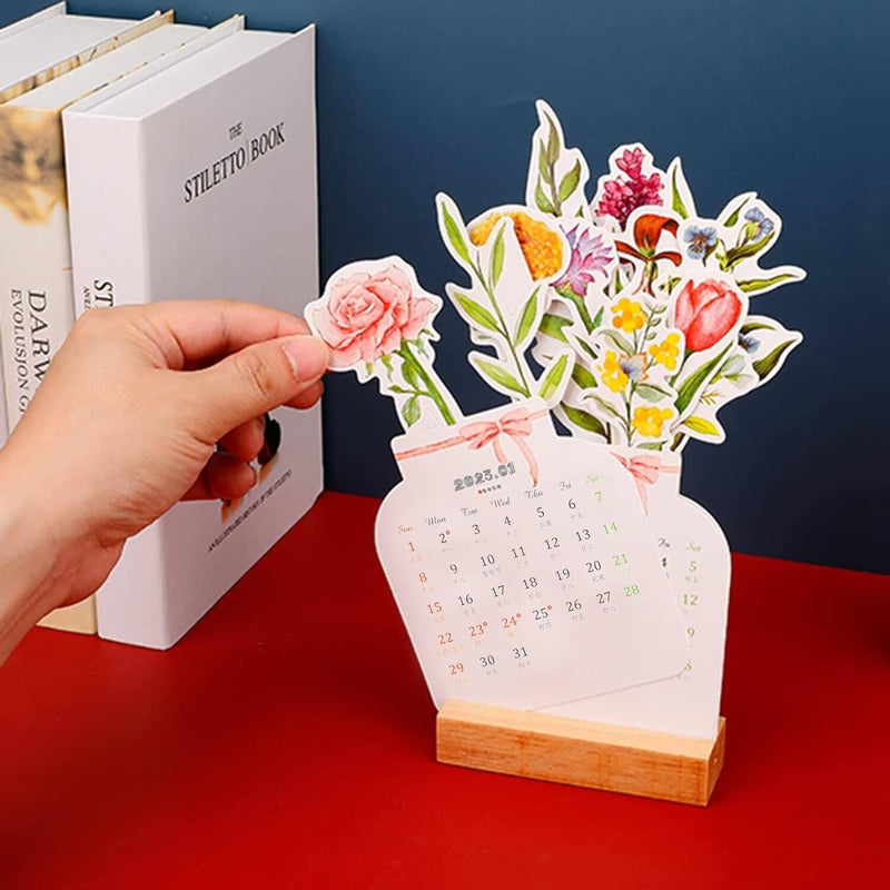 📅📅vase-like 2024 desk calendar