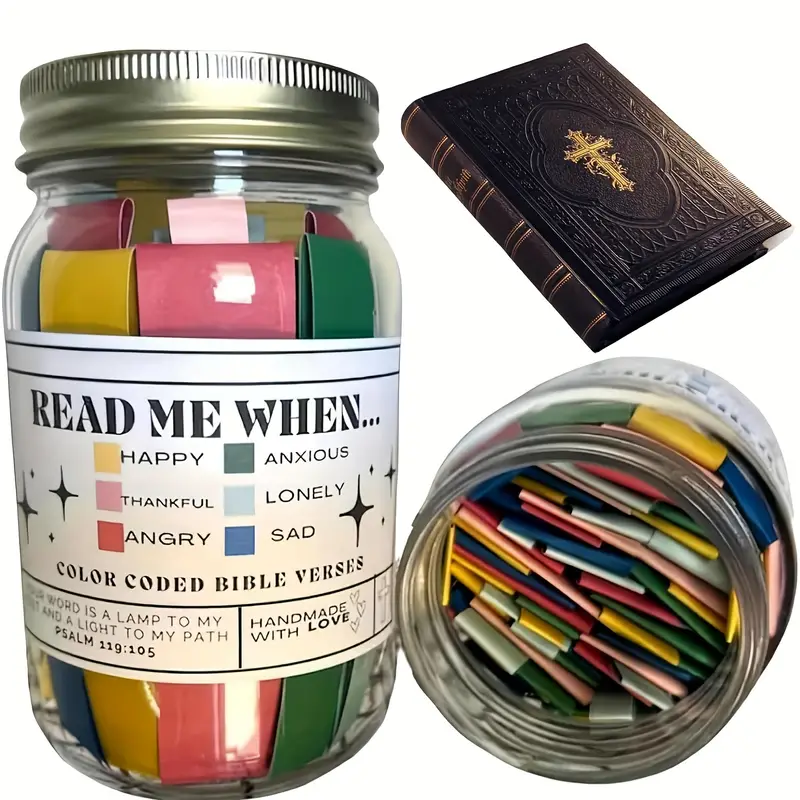 "Bible" Themed Emotional Jar
