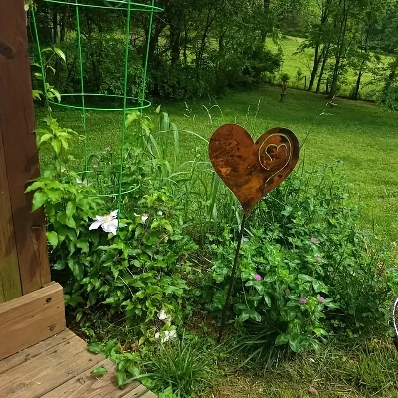 🌼Garden Art - 🤎Rusted Heart