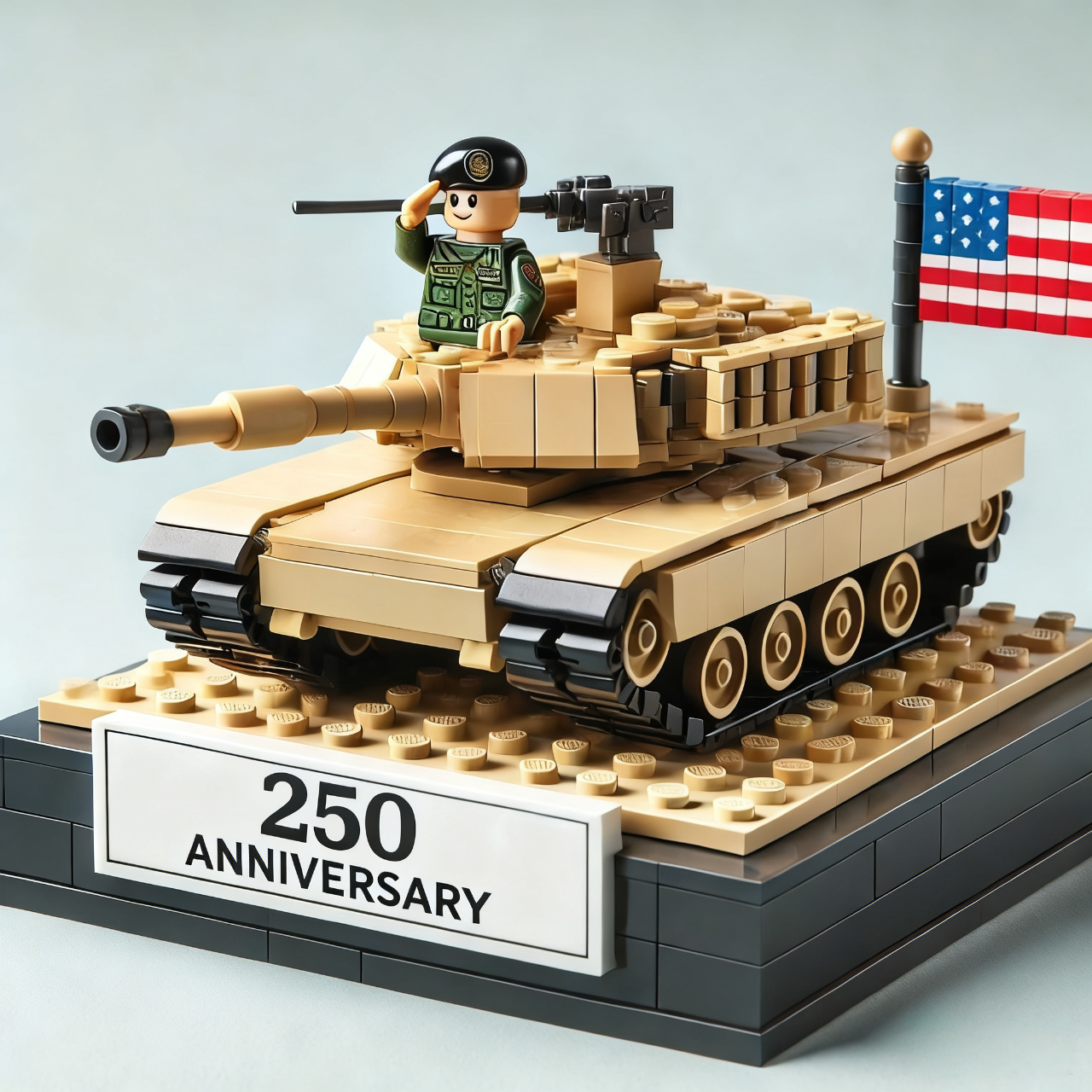 U.S. Military 250th Anniversary Building Blocks