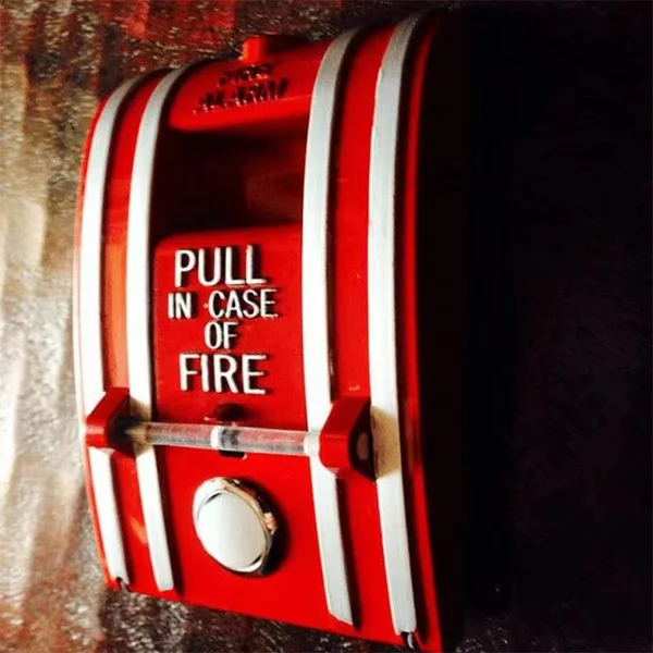 Handmade Commemorative Medal Gift for Firefighters Retro Doorbell