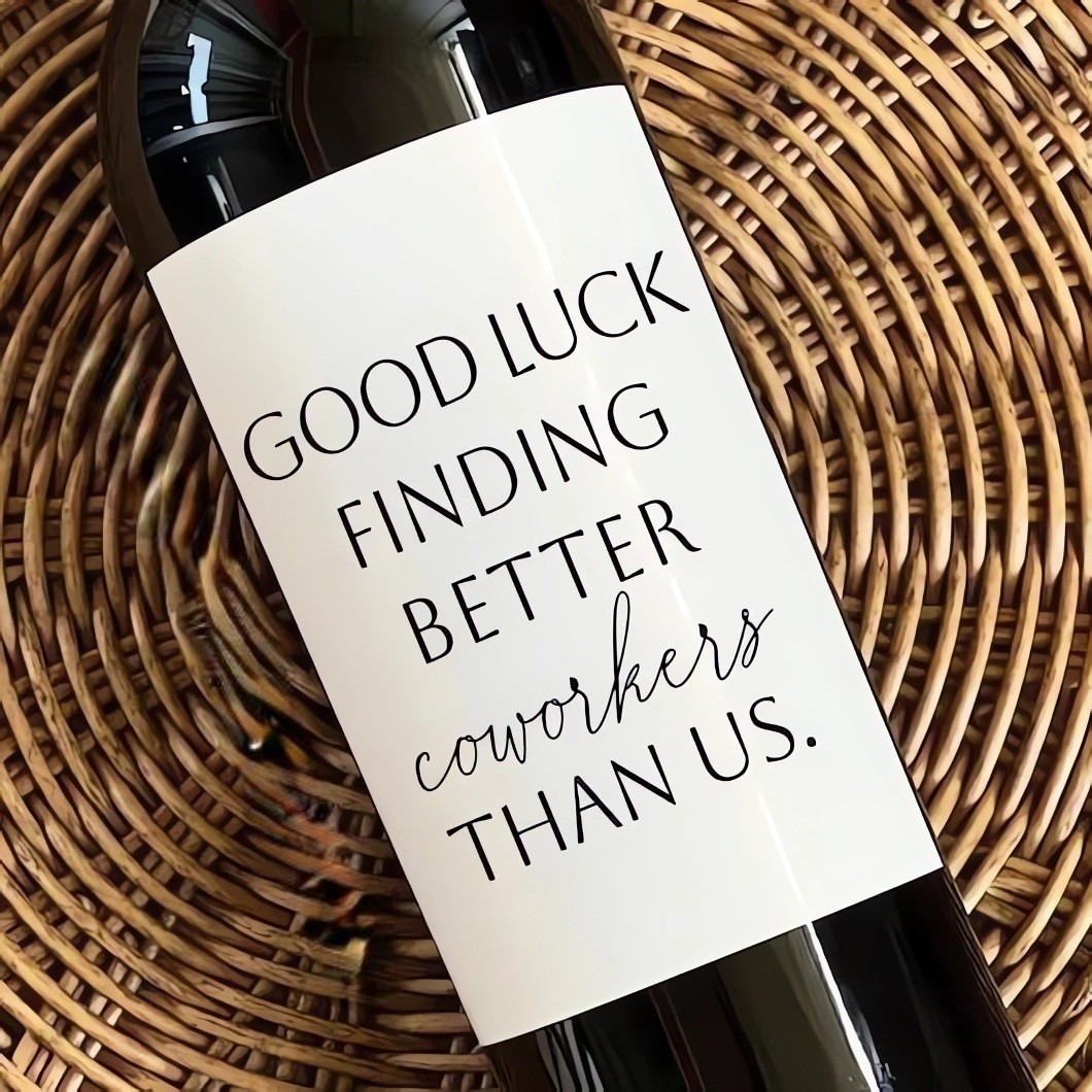 🍷Funny Celebratory Wine Label