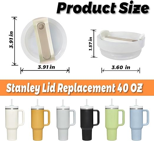 40 OZ Tumbler Lids Fit for Stanley Cup