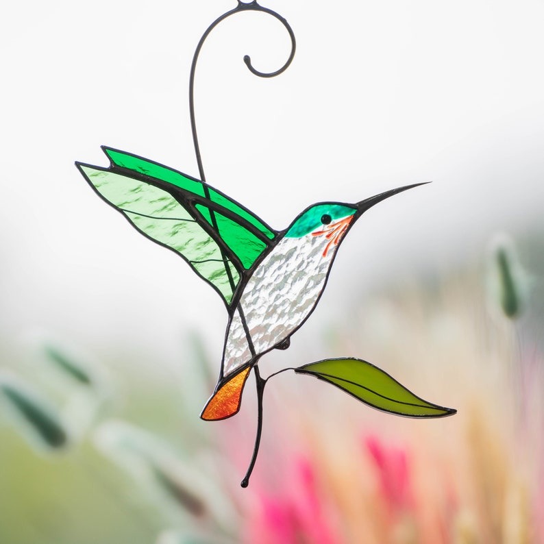 🐦Hummingbird Stained Suncatcher