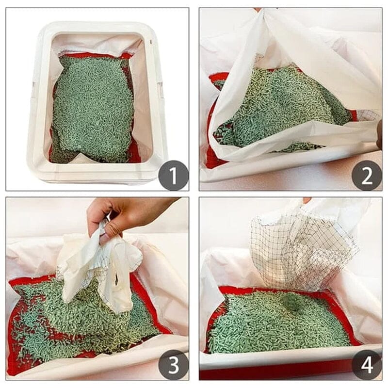 🐈Reusable Cat Litter Liners Bag