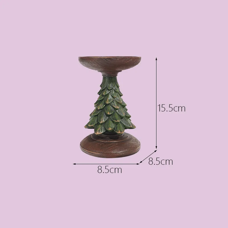 🌲Vintage Christmas tree candlestick ornaments