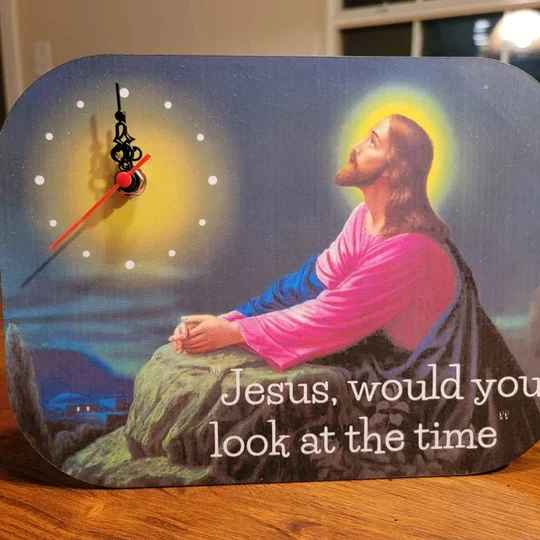 Jesus Wall Clock | Funny Wall Clock Jesus