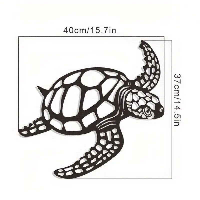🐢Metal Sea Turtle Ornament