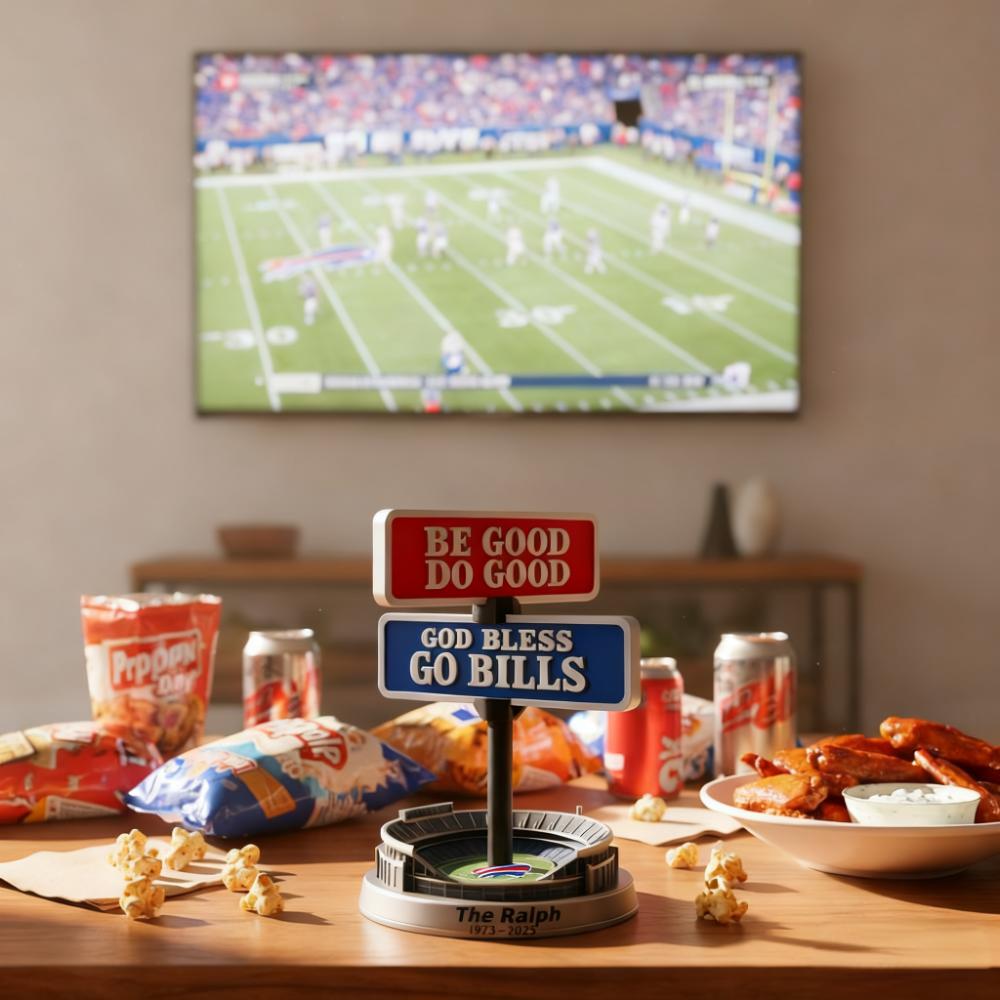 Bills Mafia Highmark Stadium Farewell Season Desktop Sign