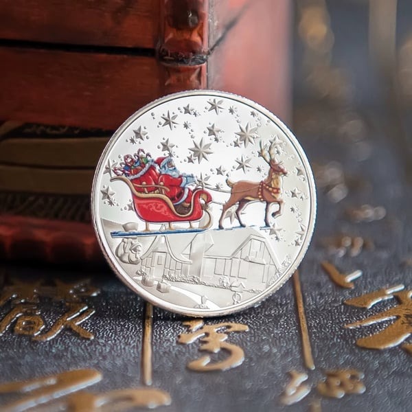 🎅Santa Gold Coins for Christmas Eve Boxes