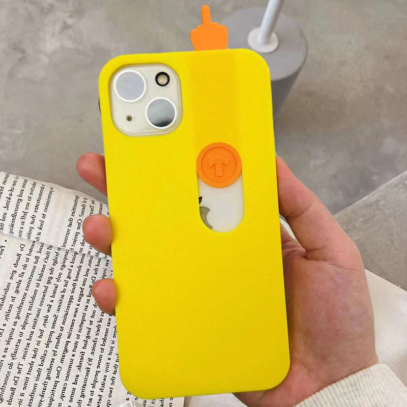 3D Printed Middle Finger Sliding Phone Case