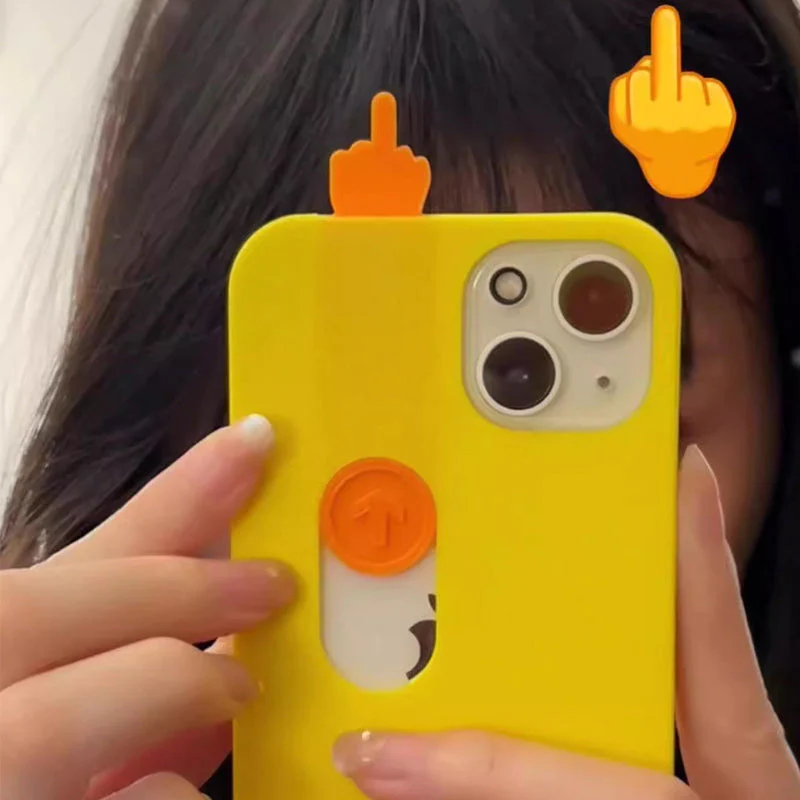 3D Printed Middle Finger Sliding Phone Case