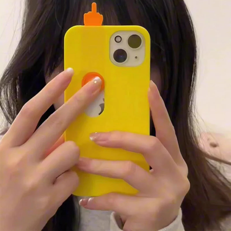 3D Printed Middle Finger Sliding Phone Case