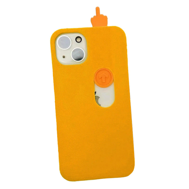 3D Printed Middle Finger Sliding Phone Case