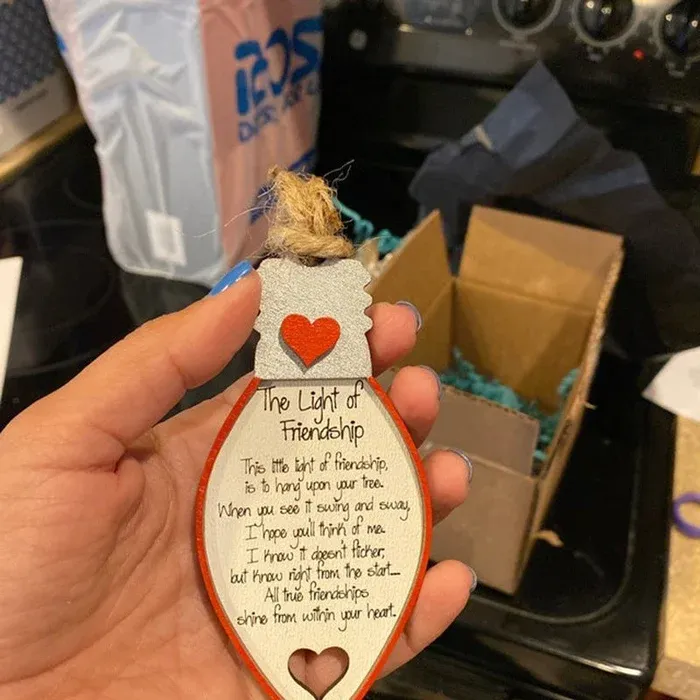 Chrismas Friendship Ornament Gift🎁