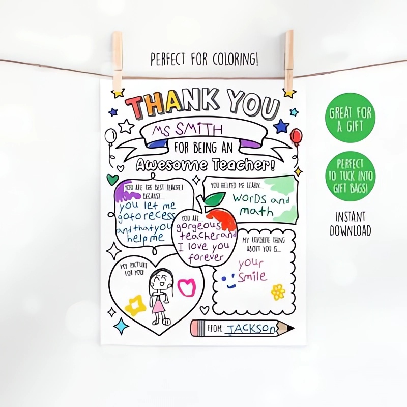 Funny DIY Teacher Appreciation Card