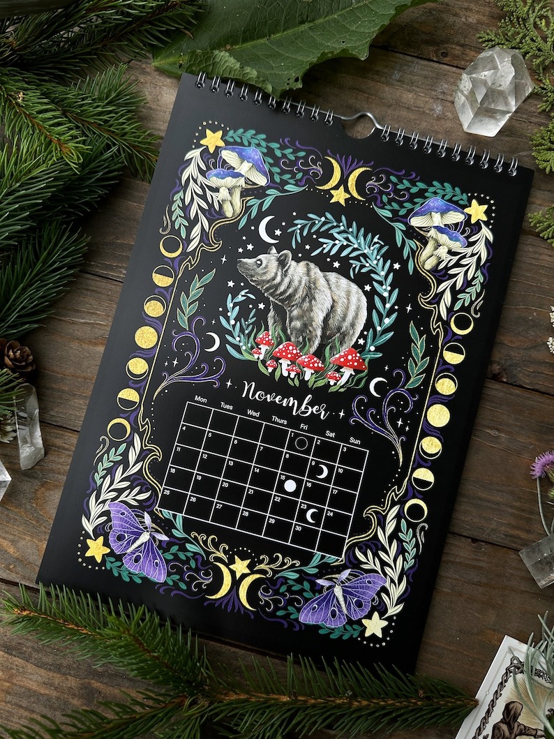 🗓️DARK MOON CALENDAR 2024