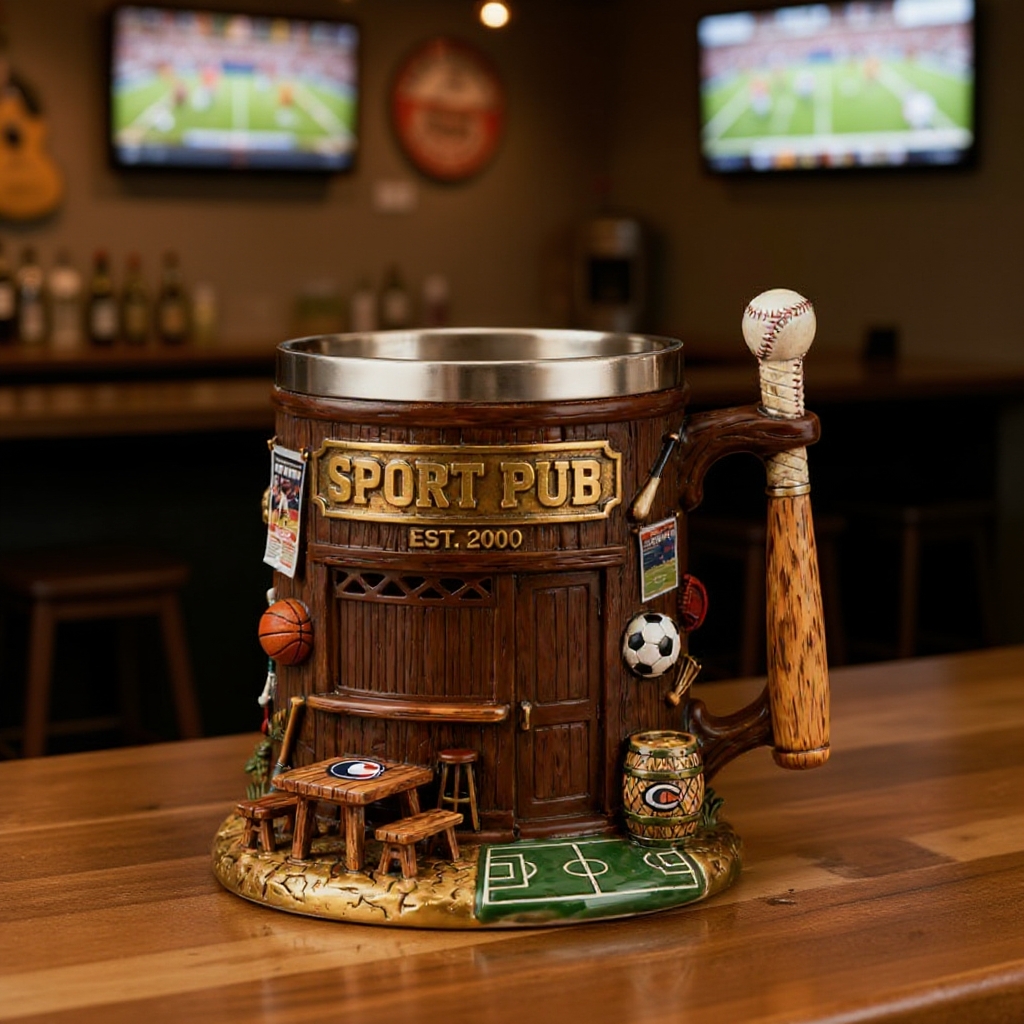 🍻3D bar theme cup