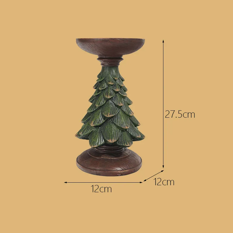 🌲Vintage Christmas tree candlestick ornaments