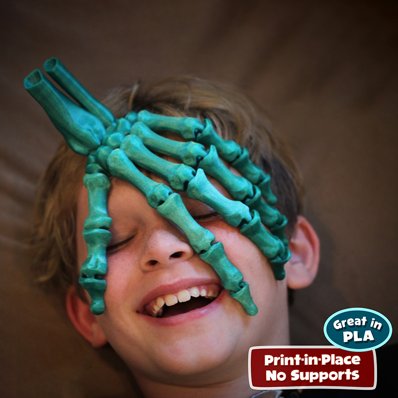 3D Printed Skeleton Hand