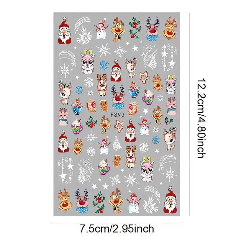 Christmas Nail Art Stickers