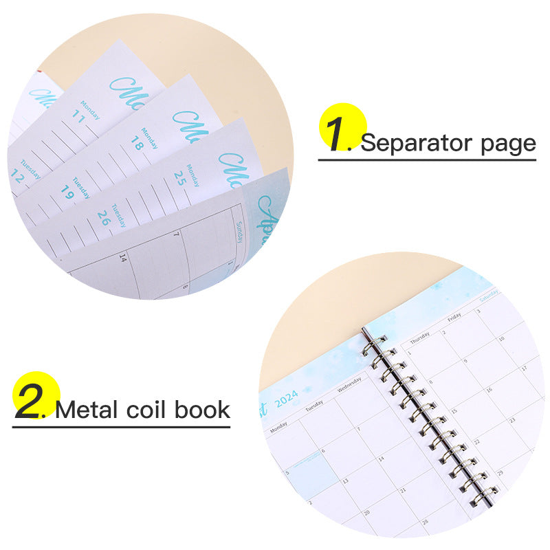✨2024 Personalized Weekly and Monthly Planner✨
