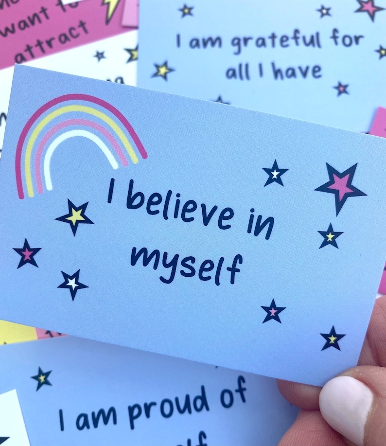 Daily Happiness Affirmation Cards