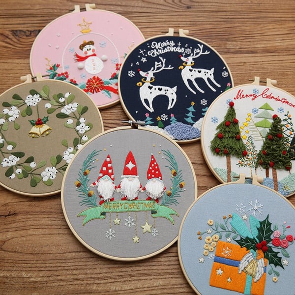 🎄Perfect Gift - Christmas Embroidery (Beginners edition)