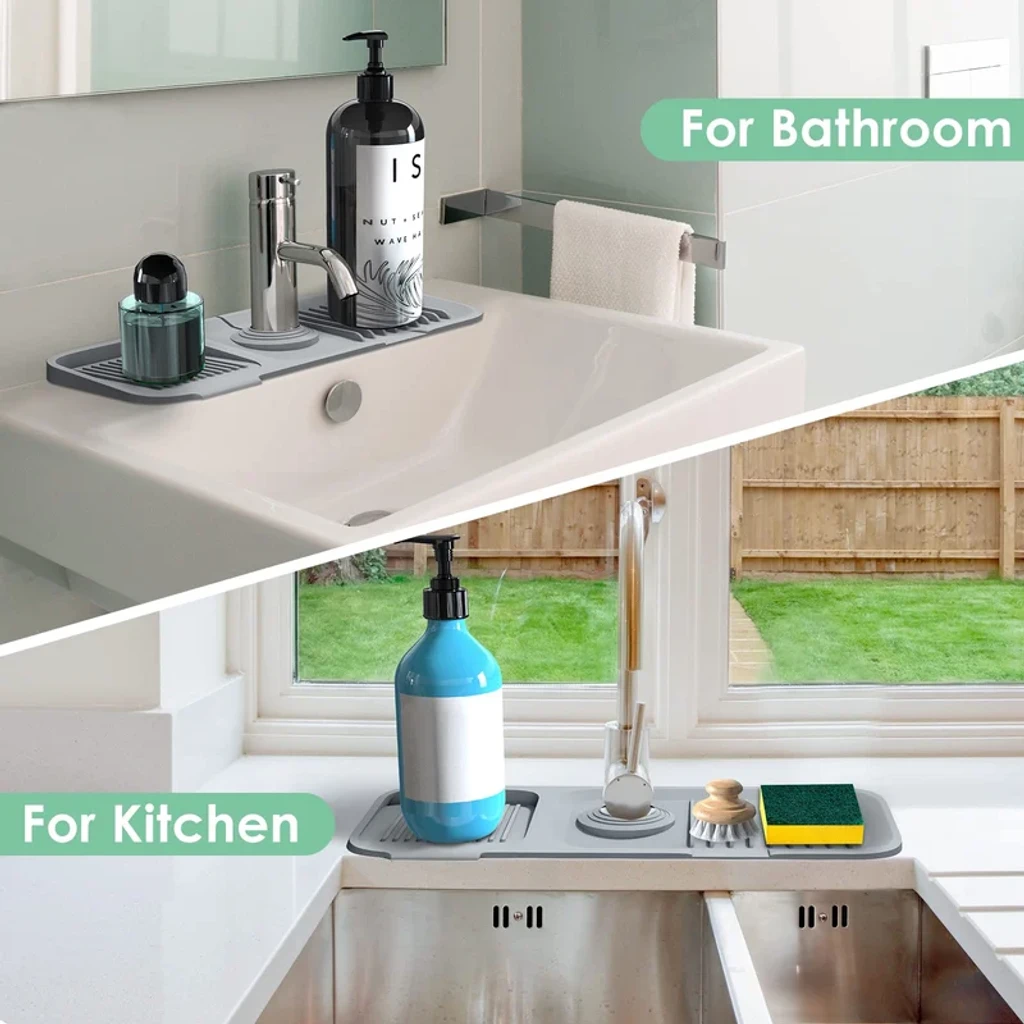 Kitchen Sink Silicone Splash Guard-BUY 2 GET 1 ( For Kitchen and Bathroom)